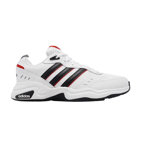 adidas Men's Strutter, white /black/red, 7.5 